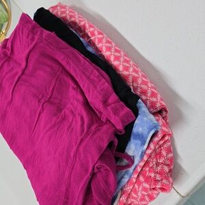 Bundle of four pajama pants